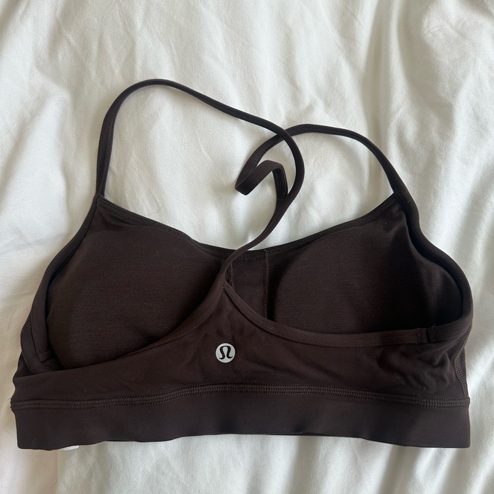 DARK CHOCOLATE LULU SPORTS BRA